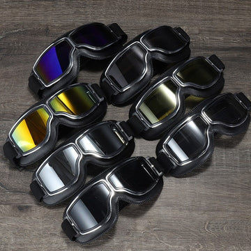 Men's Vintage Motorcycle Goggles | Polarized