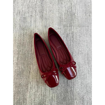 Patent Leather Ballerinas for Women - Eva