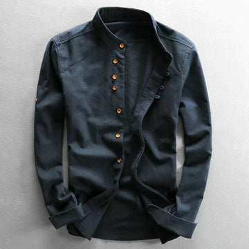 Men's Elegant Shirt | Stand Collar