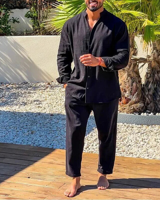 Men's Two-Piece Summer Set | Shirt and Pants