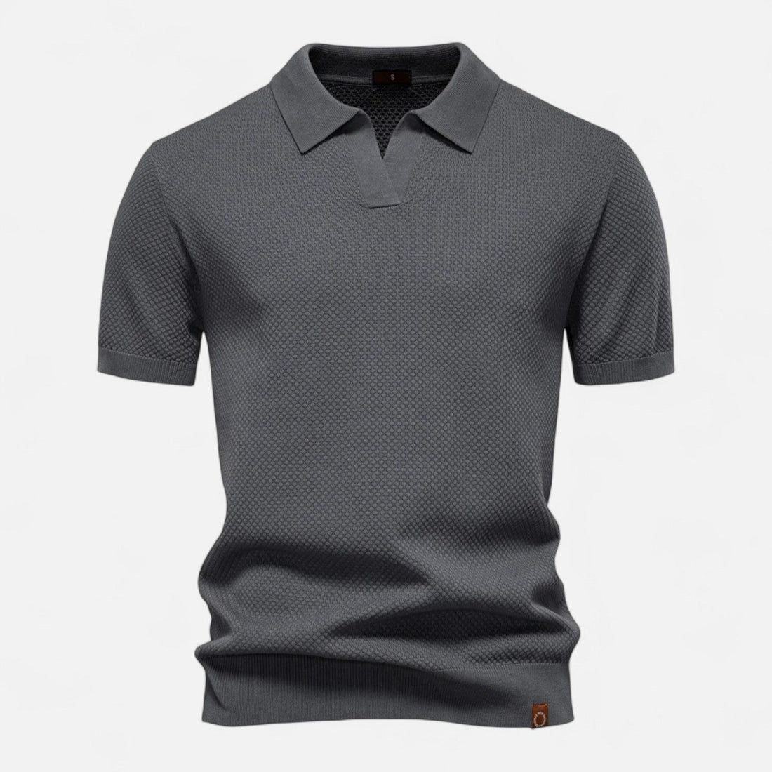 Men's V-Neck Polo Shirt | Short-Sleeve