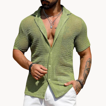 Men's Summer Beach Shirt | Short Sleeve