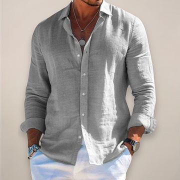 Men’s Casual Button-Up Shirt | Long Sleeve