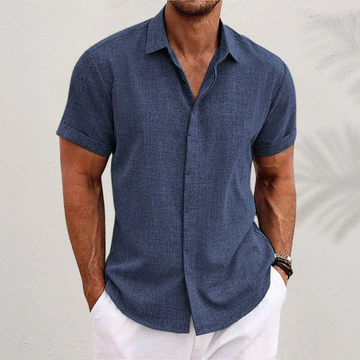 Men's Short Sleeve Linen Shirt | Summer