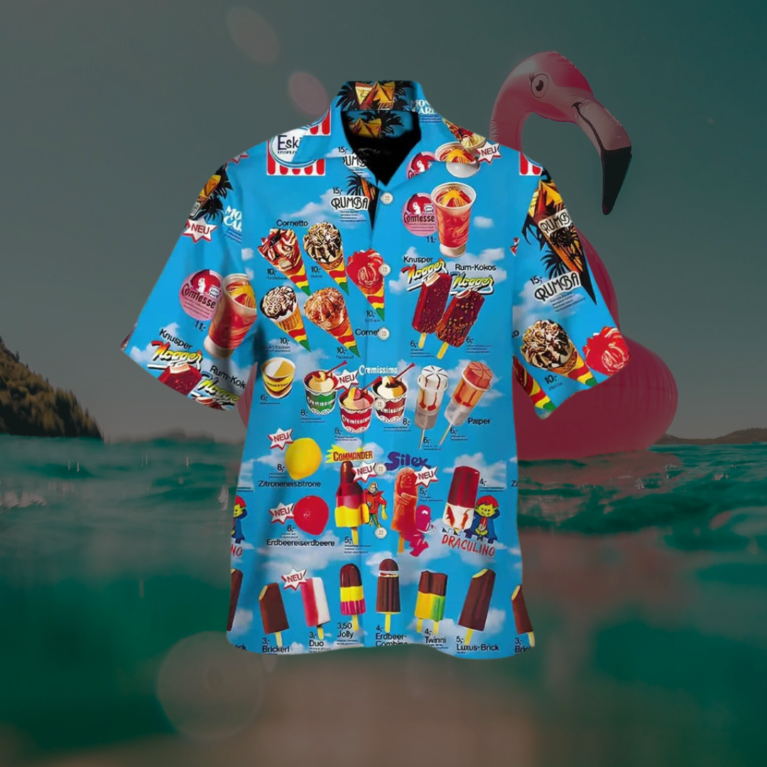 Men's Graphic Pattern Summer Shirt | Short Sleeve