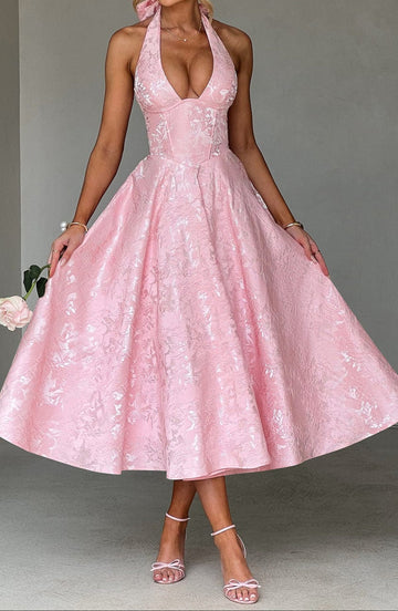 Helena Midi Dress - Blush