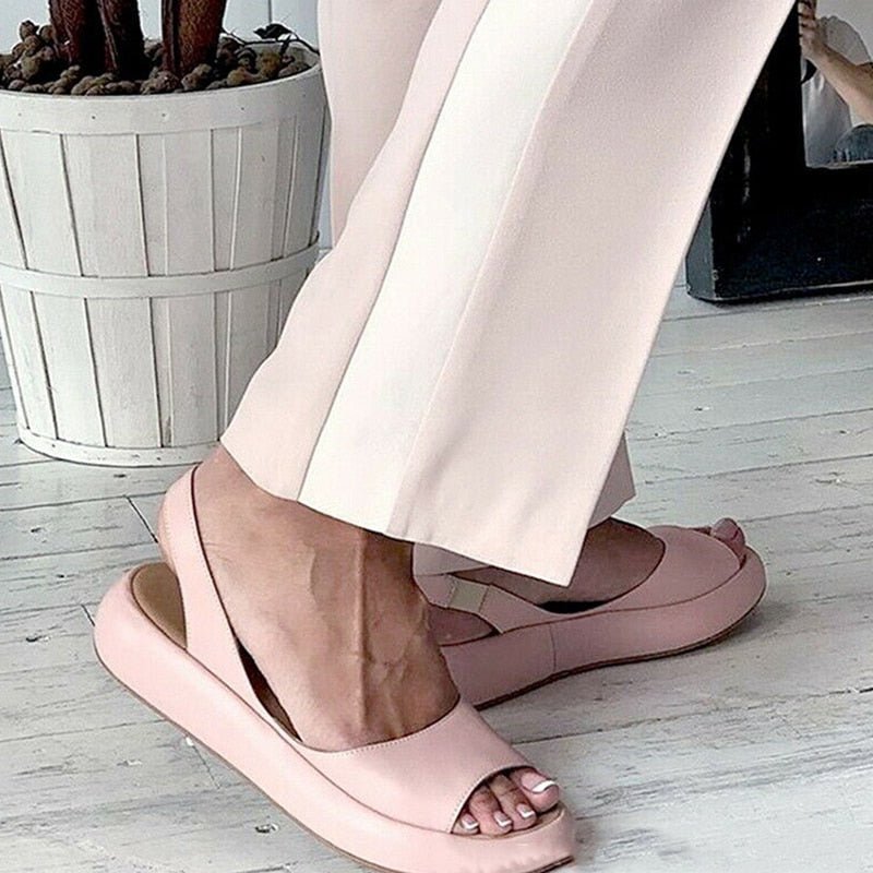 Women's Open Toe Slingback Sandals | Casual
