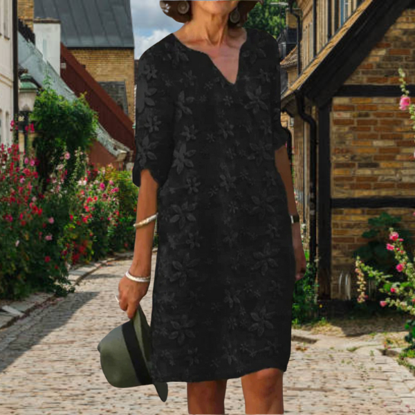 Women's Floral Summer Dress | V-Neck